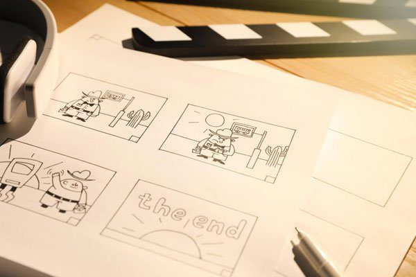 Corporate Video Production Storyboarding and Design Conceptualization